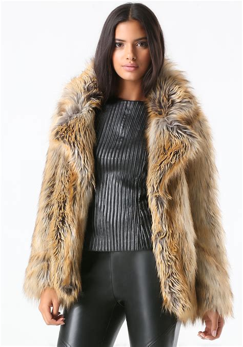 Faux Fur Coat 